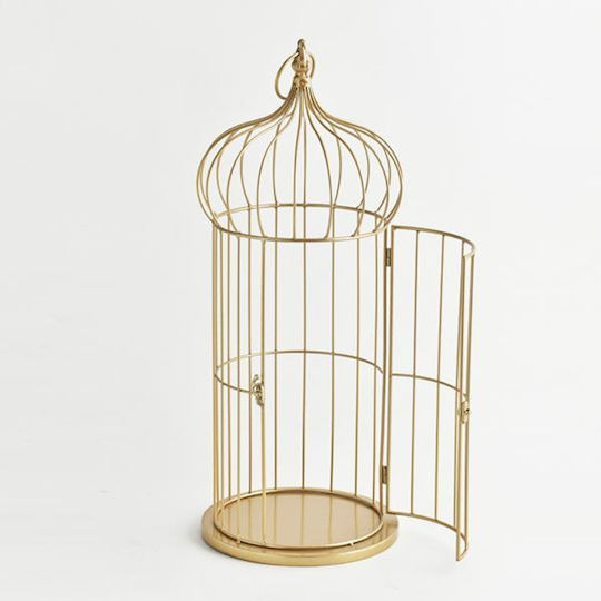 Eurolamp Floortop Metallic Lantern Gold 22x55cm Eurolamp Floortop Metallic Lantern Gold 22x55cm