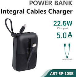 SiiPro SP-103B 9000mAh 22.5W Μαύρο