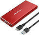 Qoltec Case for Hard Drive M.2 SATA III with Co...