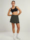 Karl Kani KW243-008-1 Damen Tennisbekleidung Schwarzer Rock