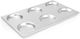 Aluminum Gn 1/1 Tray Round Molds 125mm 530x325m...