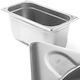 Gn 1/4 Stainless Steel Container Kitchen Line Height 100 Mm Hendi 806531