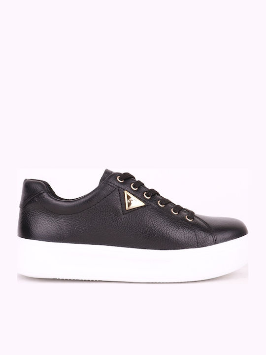 Damen Flatforms Sneakers BLACK