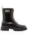 Superdry Leather Women's Ankle Boots Black