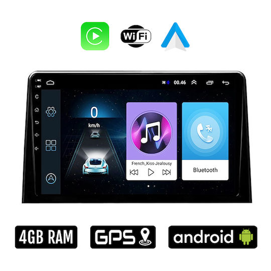 Car Audio System for Toyota Proace Honda City 2018 (Bluetooth/USB/WiFi/GPS/Apple-Carplay/Android-Auto) with Touch Screen 10"