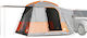 vidaXL Car Camping Tent Gray for 4 People 314x314x240cm
