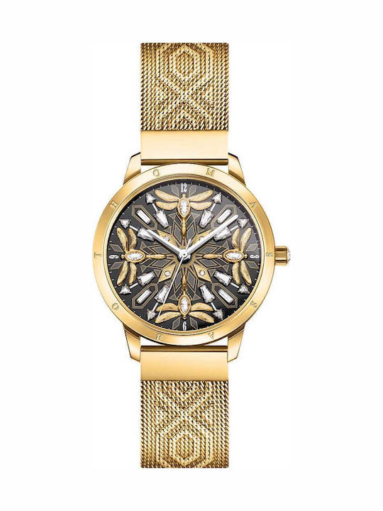 Thomas Sabo Γυναικείο Ρολόι 33mm Μπαταρίας με Χρυσό Μεταλλικό Μπρασελέ