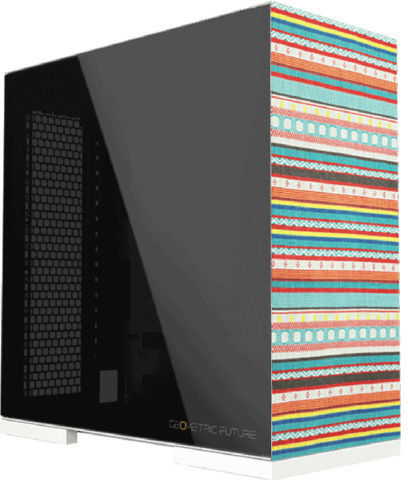 Geometric Future Model 8 Lohan Gaming Midi Tower Κουτί Υπολογιστή με Πλαϊνό Παράθυρο Bohemia