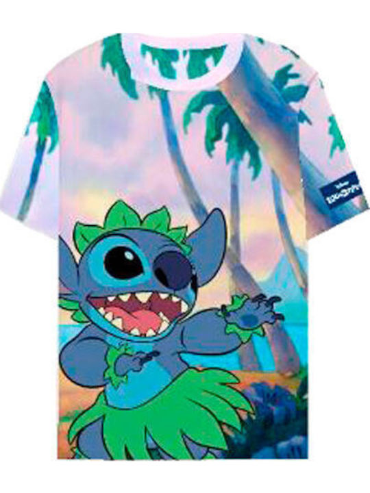 Difuzed Disney Stitch Hula T-shirt Multicolour Cotton