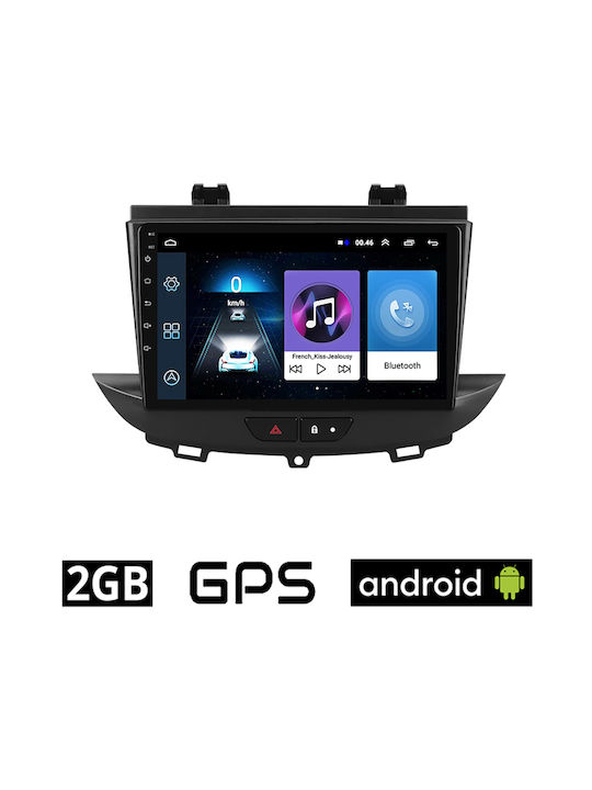Ηχοσύστημα Αυτοκινήτου για Opel Crossland X 2017 (Bluetooth/USB/AUX/WiFi/GPS/Apple-Carplay/Android-Auto) με Οθόνη Αφής 9"