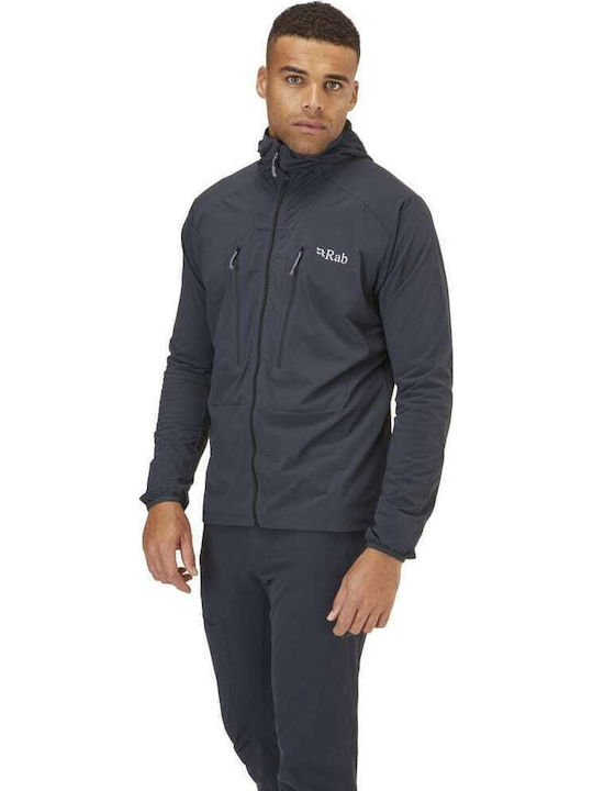 Winter Jacket Softshell Waterproof and Windproof Deep Ink