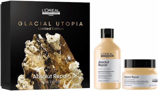 Absolut Repair Glacial Utopia Limited Edition Σετ Περιποίησης Μαλλιών Αναδόμησης & Θρέψης για Ταλαιπωρημένα Μαλλιά με Σαμπουάν & Μάσκα 2τμχ
