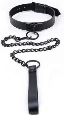 Naughty Toys Halsband in Schwarz Farbe