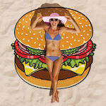 Hamburger Strandtuch Beige 150x150cm.