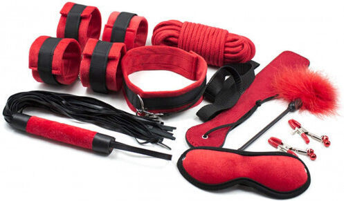 Naughty Toys BDSM-Bausatz in Schwarz Farbe