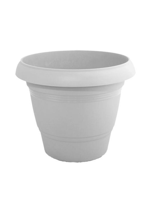 Homestyle Geramica N403 Flower Pot White 101403Λ