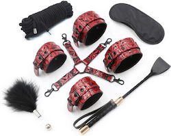 Naughty Toys BDSM Kit in Red Colour 7 Pieces