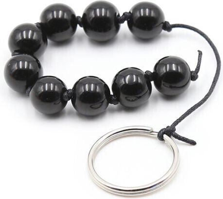 Naughty Toys Anal Perlen Elektrische Gitarren Schwarz