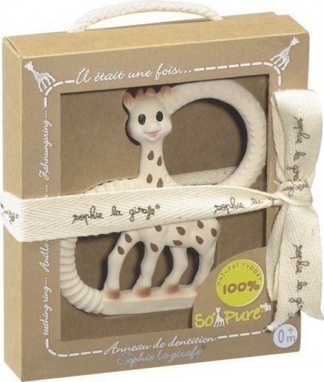 Sophie La Girafe Sophie The Giraffe Very Soft Teething Ring Made of Rubber for 0 m+