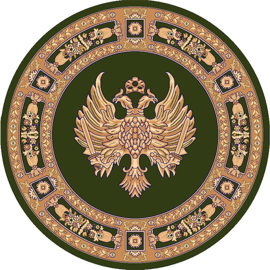 Isexan Round Church Carpet Atlantis 1000 - Orthodoxia Green Ø60cm 40-6060-1000