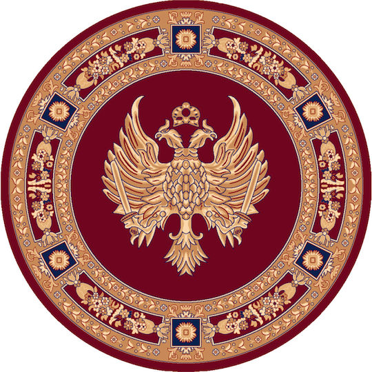 Isexan Atlantis 1000 - Orthodoxia Църковен килим кръгъл Red с диаметър 100εκ. 40-1010-1000