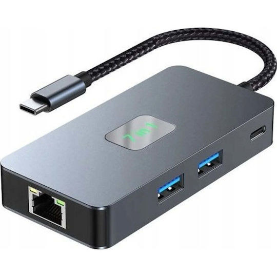 USB-C Докинг станция с HDMI 4K PD Ethernet