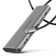 Axagon USB-C Dockingstation für Laptop mit HDMI 4K PowerDelivery Silber