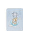 Interbaby Blanket Spanish Cot Blue Blue 110x140cm