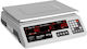 Kontrollwaage 330x240mm Netzteil + Batterie 40kg 2g Weiß