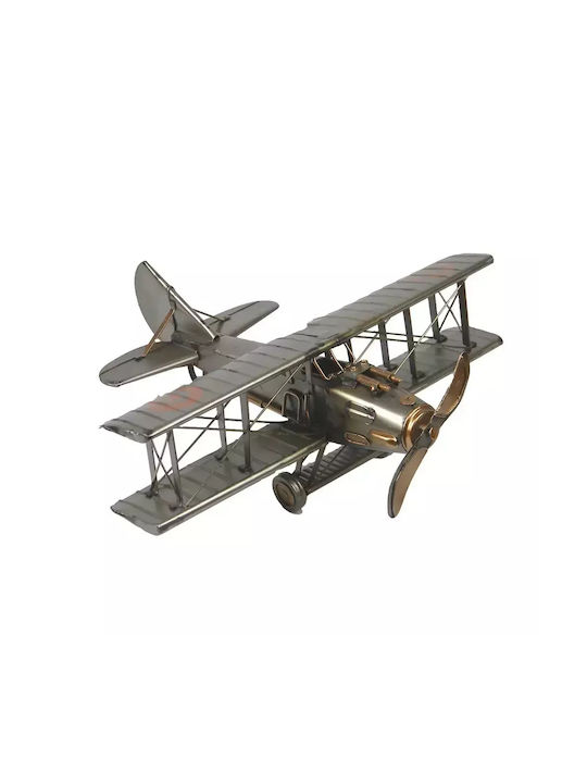 Avion Retro Decorativ din Metal 33cm