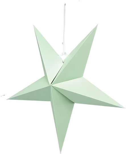 Weihnachts-Hängestern faltbar Lichtgrün 60cm 157.001.0041.22