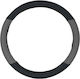Onyx Onyx Auto Lenkradabdeckung mit Durchmesser 38cm Schwarz mit Schwarzer Naht