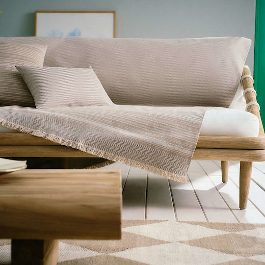 Gofis Home Kelda Sofa Throw Knitted 180x250cm Sand Beige 174/06