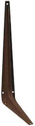 Element-System Heavy-Duty Metallic Corner Shelf Brown