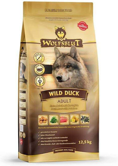 Wolfsblut 12.5кг Суха Храна за Кучета с Патица