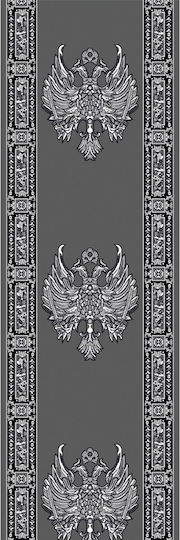 Isexan Church Carpet Corridor 1000 Orthodoxia Open Wings Grey 130x100cm 40-1310-1000