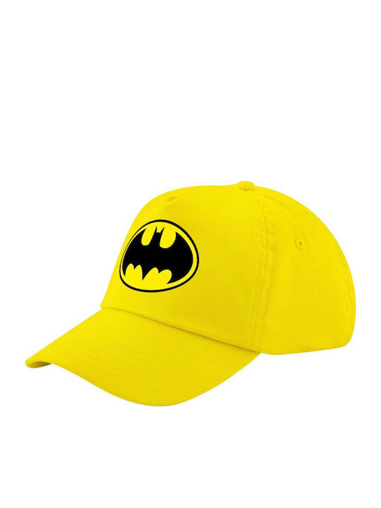 Koupakoupa Kids' Hat Jockey Fabric Batman Yellow