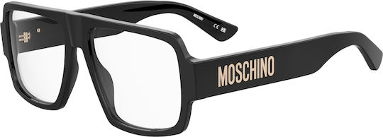 Moschino Kunststoff Brillenrahmen Schwarz MOS644 807
