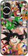 Dragonball Huawei Nova 12s Schwarzes TPU Schwarzes Silikon