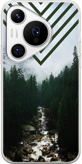 Дива природа Huawei Pura 70 Pro гъвкав TPU прозрачен силикон