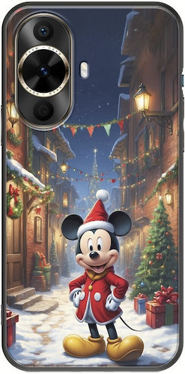 Desene Animate de Crăciun Mickey Huawei Nova 12s TPU Negru Silicon Negru