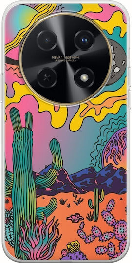 Cactus Psihedelic Huawei Nova 12i TPU Flexibil Silicon Transparent