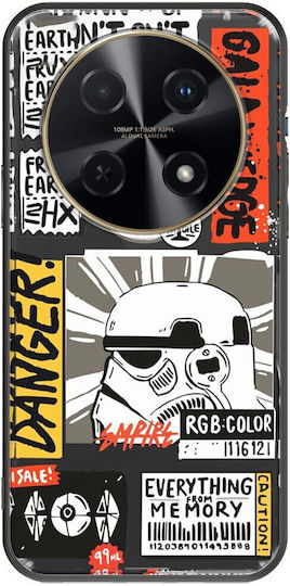 Star Wars Stormtrooper Huawei Nova 12i Black Tpu Μαύρη Σιλικόνη