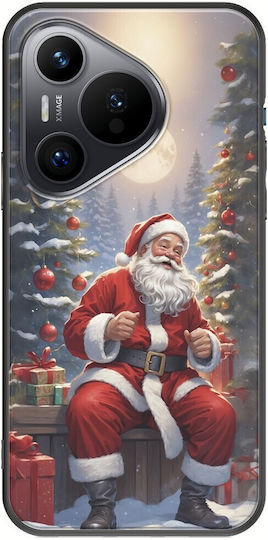 Santa Happiness Huawei Pura 70 Black Tpu Μαύρη Σιλικόνη