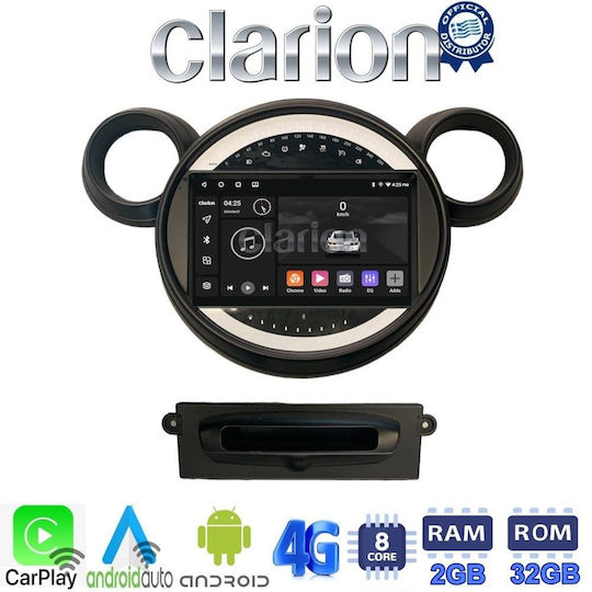 Clarion Ηχοσύστημα Αυτοκινήτου για Mini Clubman / Countryman / Paceman / Cooper 2007-2016 (Bluetooth/USB/WiFi/GPS/Apple-Carplay/Android-Auto) με Οθόνη Αφής 9"