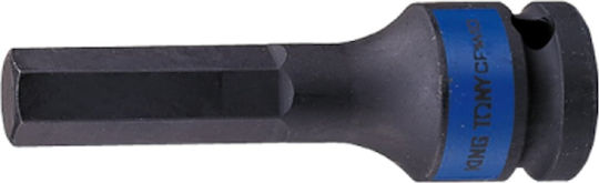 King Tony Ударен накрайник шестостен 1/2" 5x80mm
