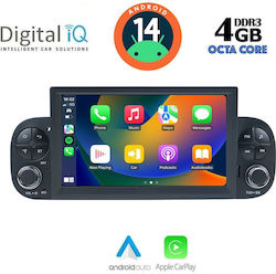 Digital IQ Sistem audio auto Fiat Panda 2012-2021 cu Bluetooth, USB, GPS
