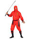 Costum Adult Dragon Ninja Roșu XL 01334
