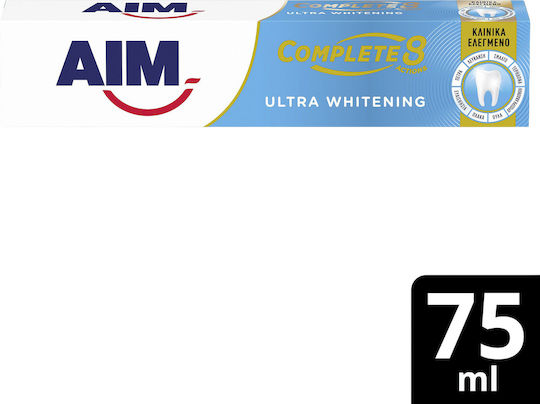 AIM Οδοντόκρεμα για Λεύκανση , Τερηδόνα & Πλάκα 75ml