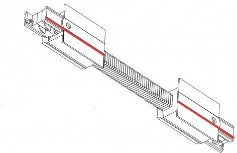 Nowodvorski Track Connector for Lighting Fixtures White 8676